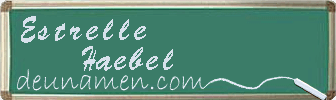 Estrelle Haebel Visitenkarte
